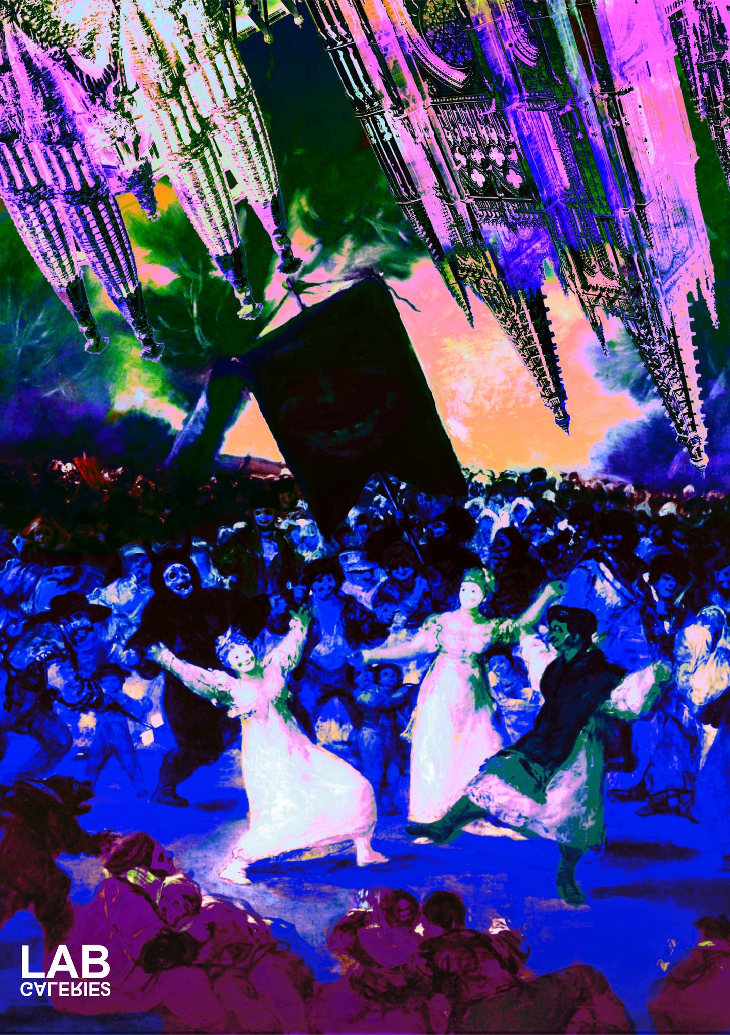 Nuńo - Watching Up & Down - Giclée - Quality Support - Live Art Business - LAB