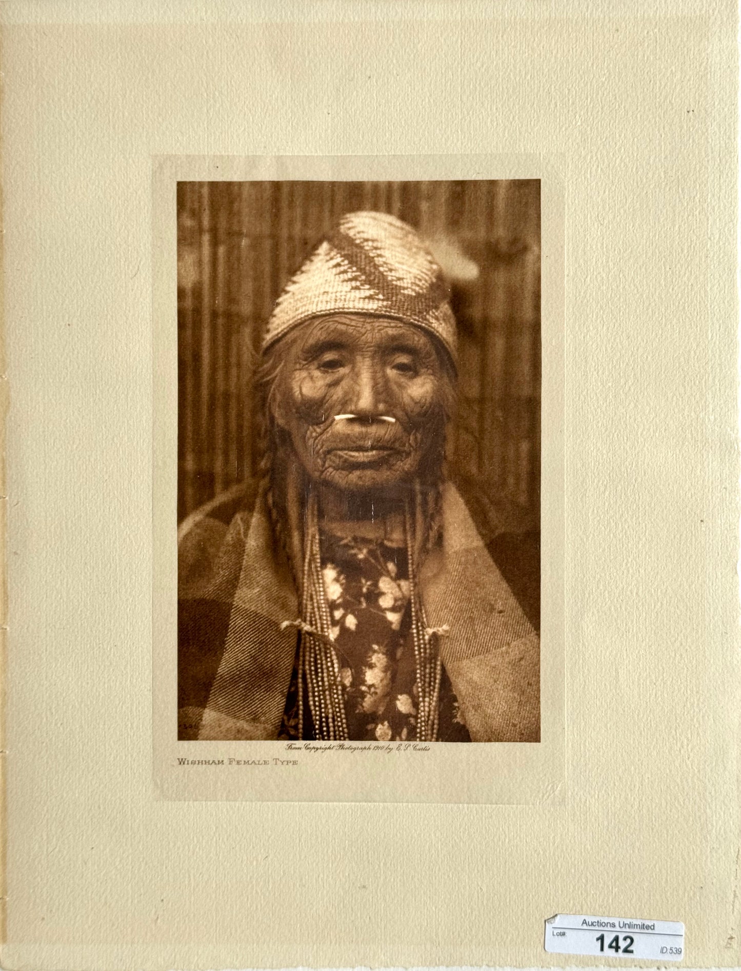 Edward S. Curtis - 1910 Femme Wisham - Collection Inuit - 🔴
