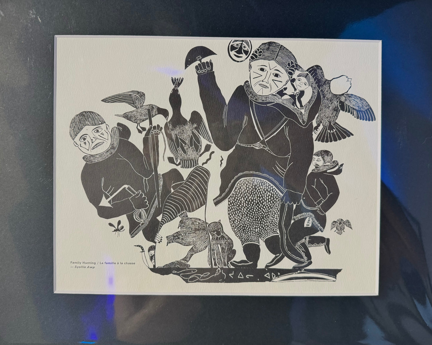 La Famille à la chasse - Syollie Awp - Collection Inuit