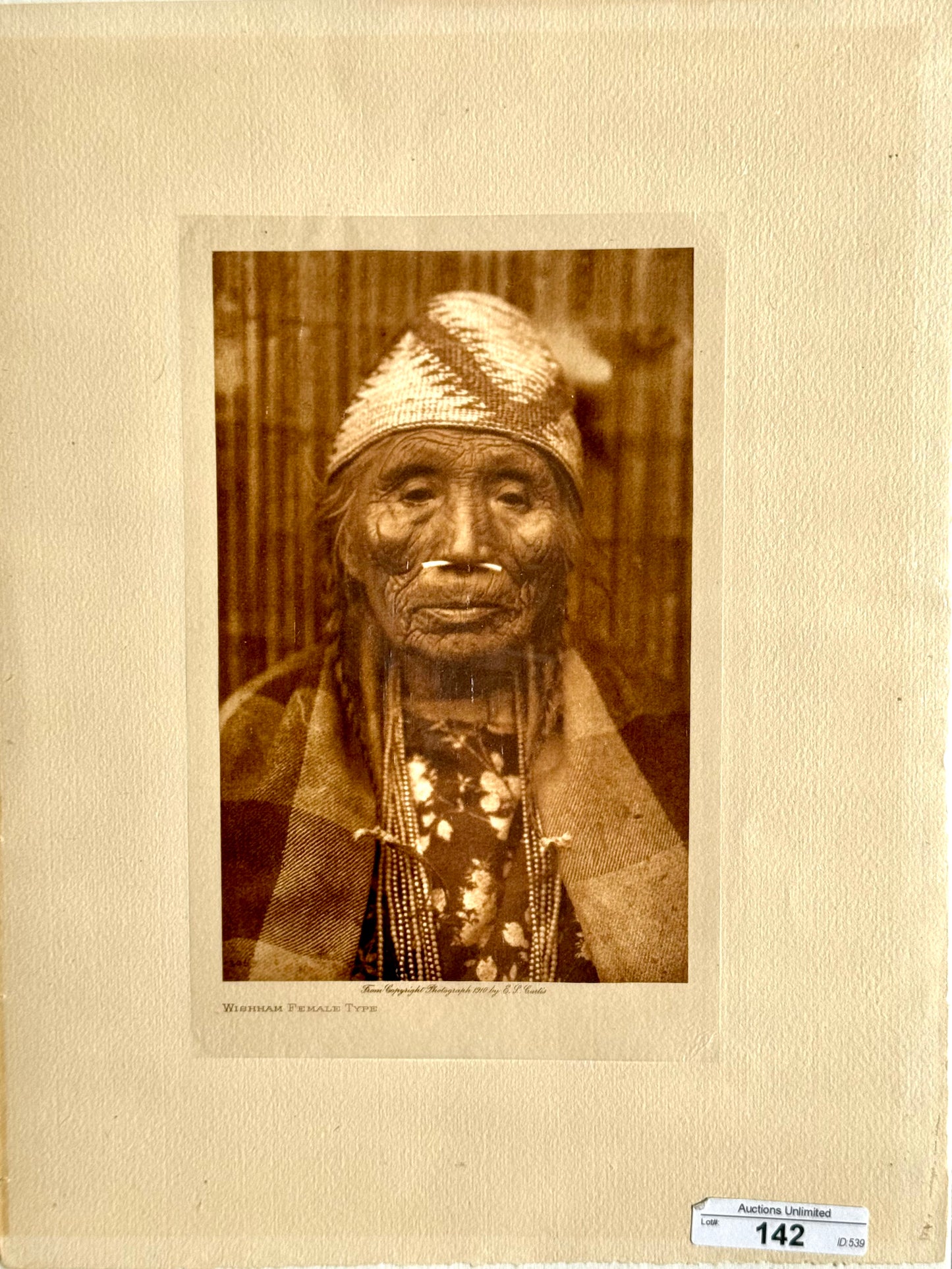 Edward S. Curtis - 1910 Femme Wisham - Collection Inuit - 🔴