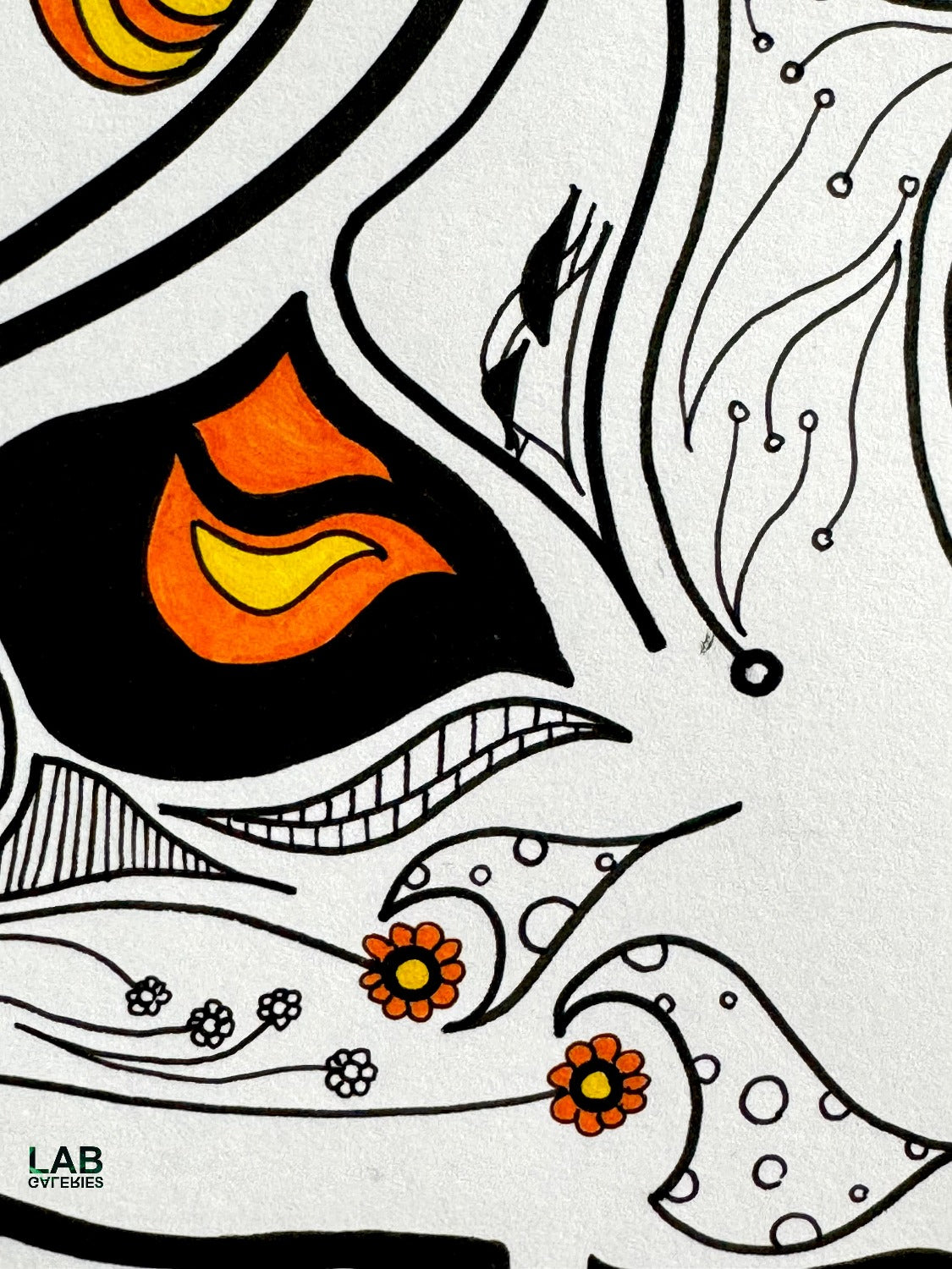 MED - TBD5 - Artiste - Artist - Medrik - Med Boisvert - Medrik Boisvert - Artiste Peintre - Hiéroglyphes - hieroglyphs - Mosaique - Mosaic - Details - Symbols - Symbolic Art - Artworks - Street Art - Artiste Sherbrooke - Sherbrooke Art - Art Gallery - Galerie d'Art