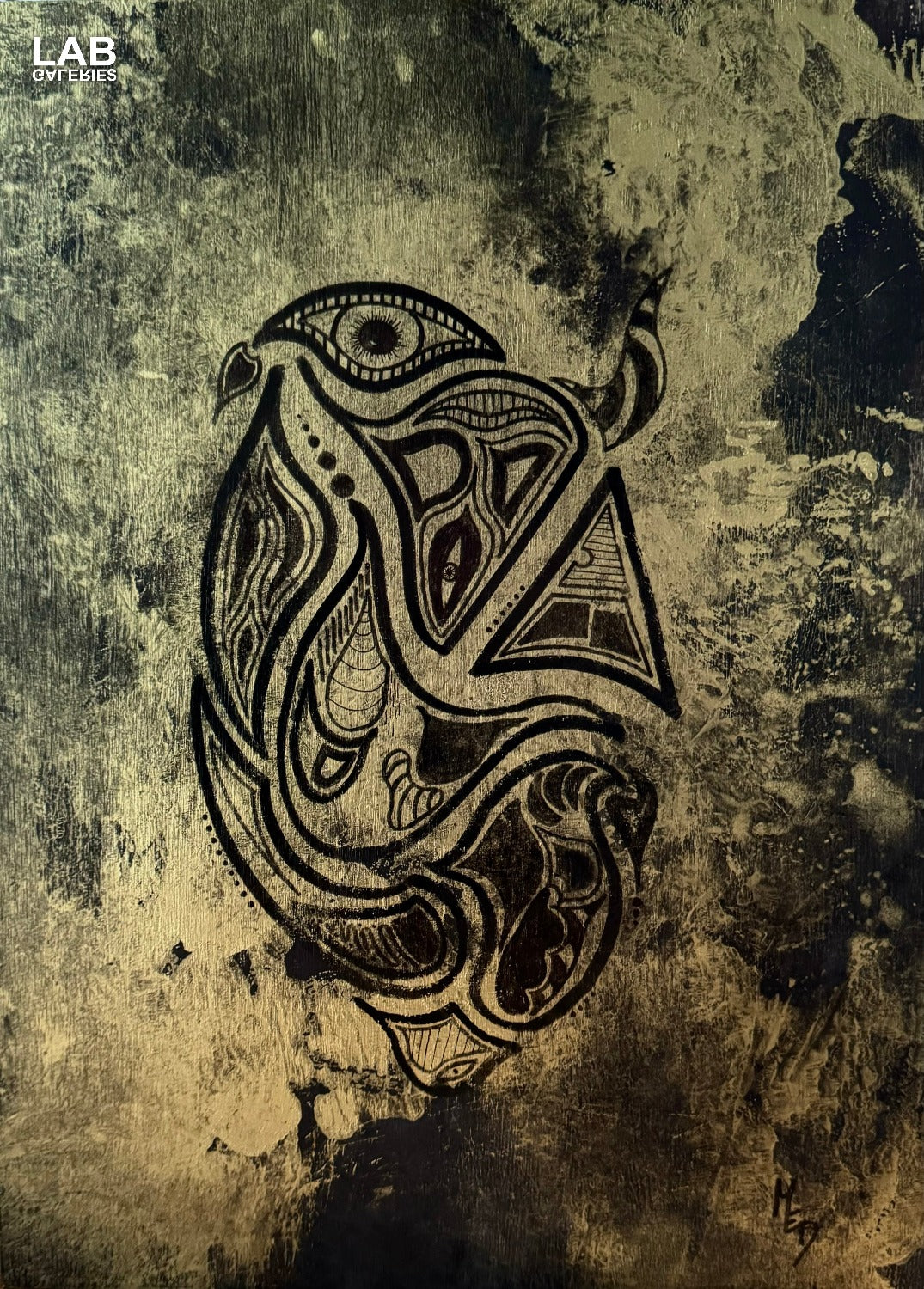 MED - TBD5 - Artiste - Artist - Medrik - Med Boisvert - Medrik Boisvert - Artiste Peintre - Hiéroglyphes - hieroglyphs - Mosaique - Mosaic - Details - Symbols - Symbolic Art - Artworks - Street Art - Artiste Sherbrooke - Sherbrooke Art - Art Gallery - Galerie d'Art