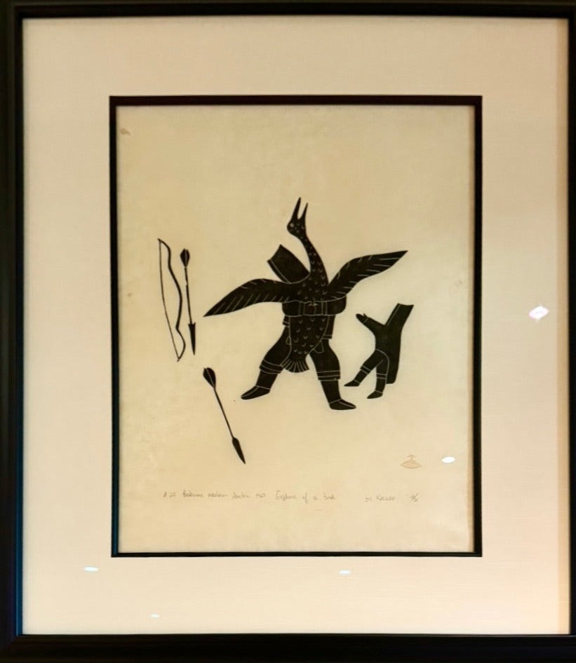 The Capture of the Bird - Helen Kalvak - Collection Inuit