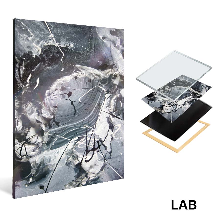 Luc Langlois - Alphaoneun - Acrylique Glacé - Clear Acrylic - Live Art Business - LAB