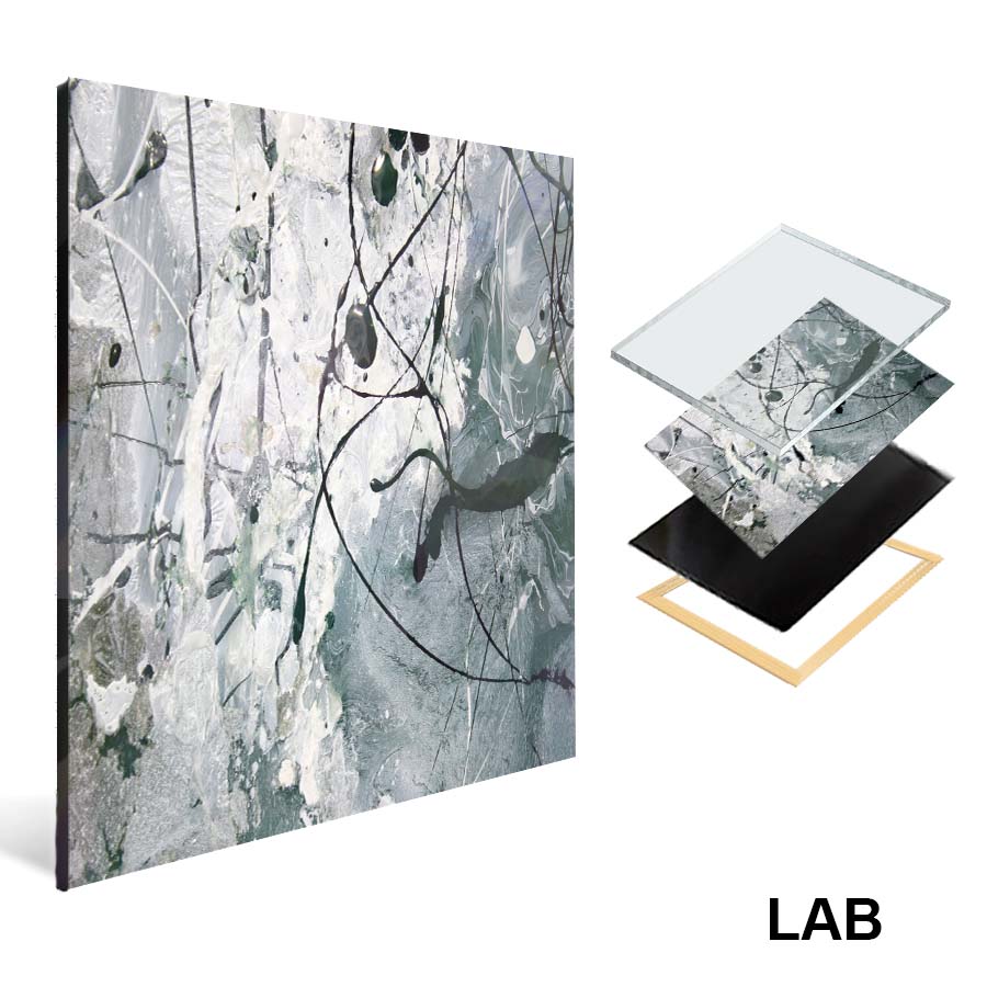 Luc Langlois - Bacteriv - Acrylique Glacé - Clear Acrylic - Live Art Business - LAB