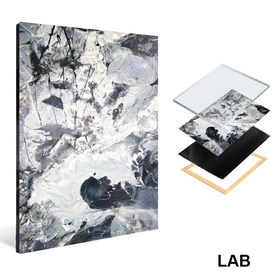 Luc Langlois - BetaLeiTha - Acrylique Glacé - Clear Acrylic - Live Art Business - LAB