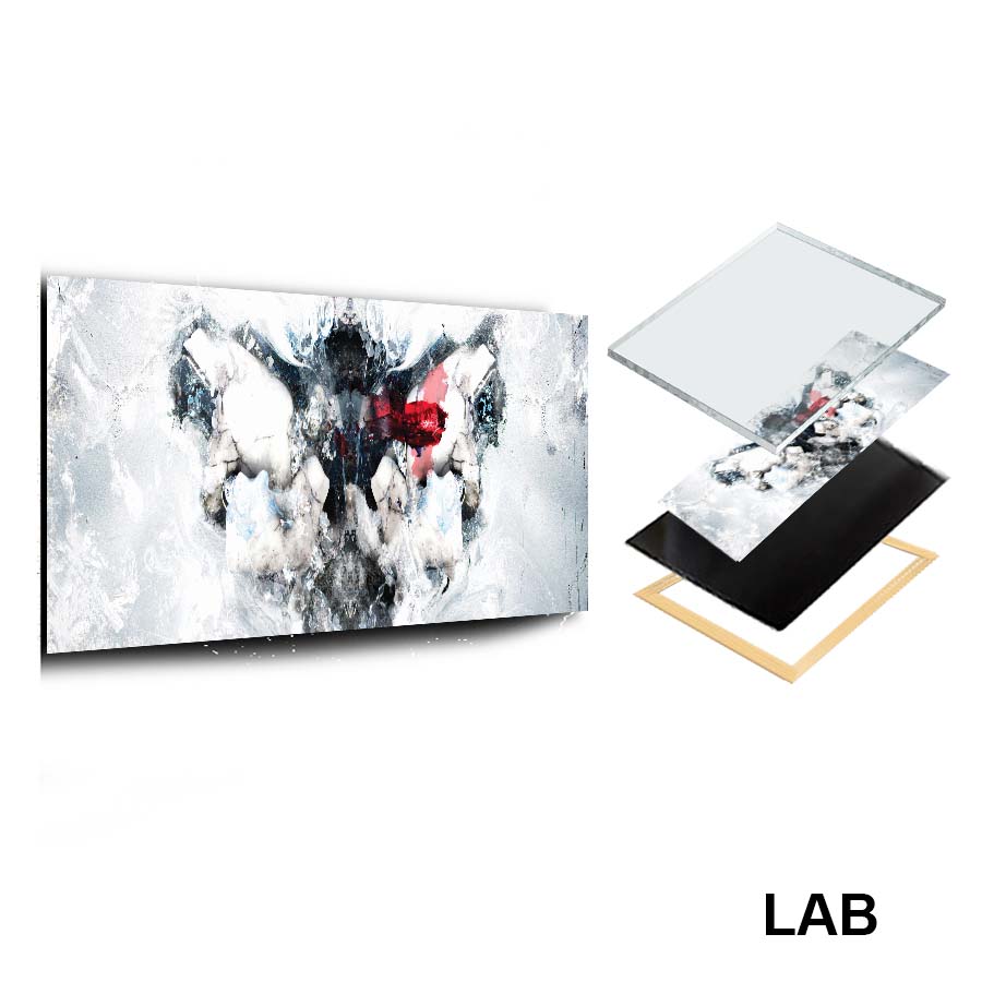 Luc Langlois - Cryogenic Rorschach - Acrylique Glacé - Clear Acrylic - Live Art Business - LAB