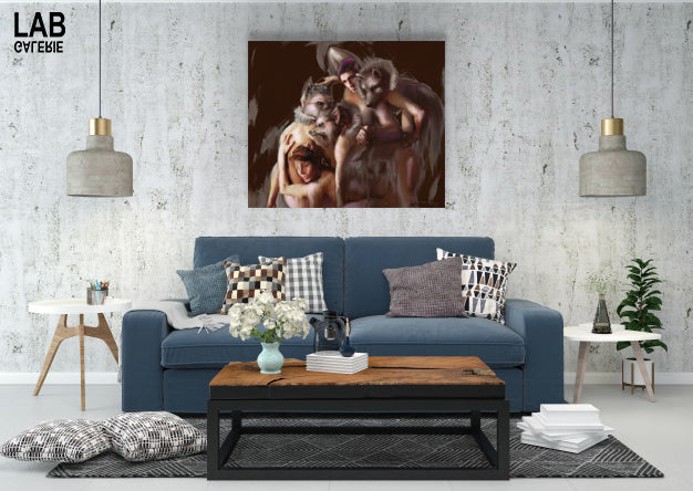 Daniel Victor - Artiste Peintre - NFT - 2021 - LAB Estrimont - LAB Hotels - LAB Galerie - Art Gallery - Estrie