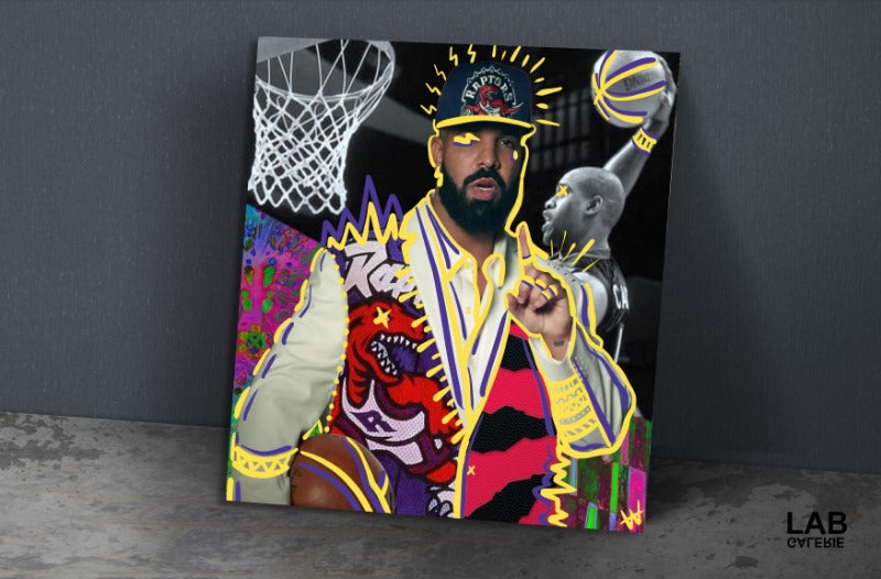 Nuńo - Drake Raptors - Giclée - Quality Support - Live Art Business - LAB