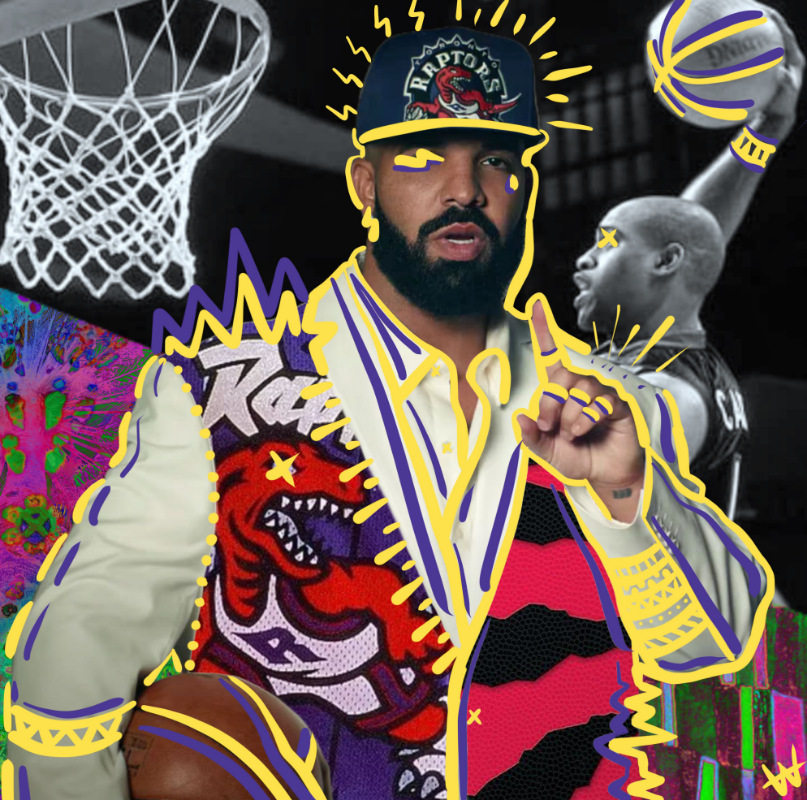 Nuńo - Drake Raptors - Giclée - Quality Support - Live Art Business - LAB