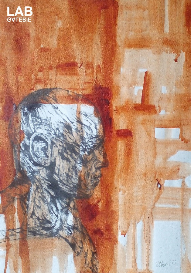 Eric Sher - Contemplation- Original - Live Art Business - LAB