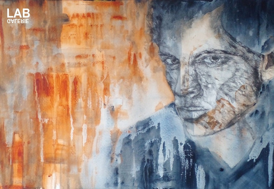 Eric Sher - Male Warrior 2 - Original - Live Art Business - LAB