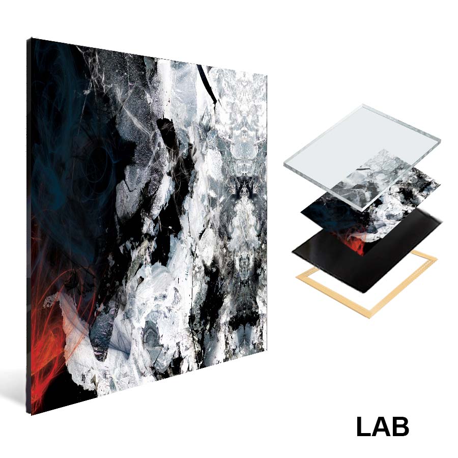 Luc Langlois - Felix Leclerc - Acrylique Glacé - Clear Acrylic - Live Art Business - LAB