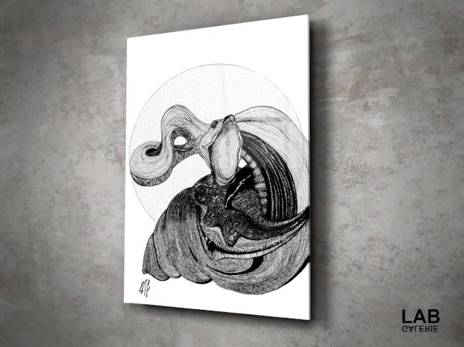 Yoann P - Hybride #2 - Acrylique Glacé - Clear Acrylic - Live Art Business - LAB