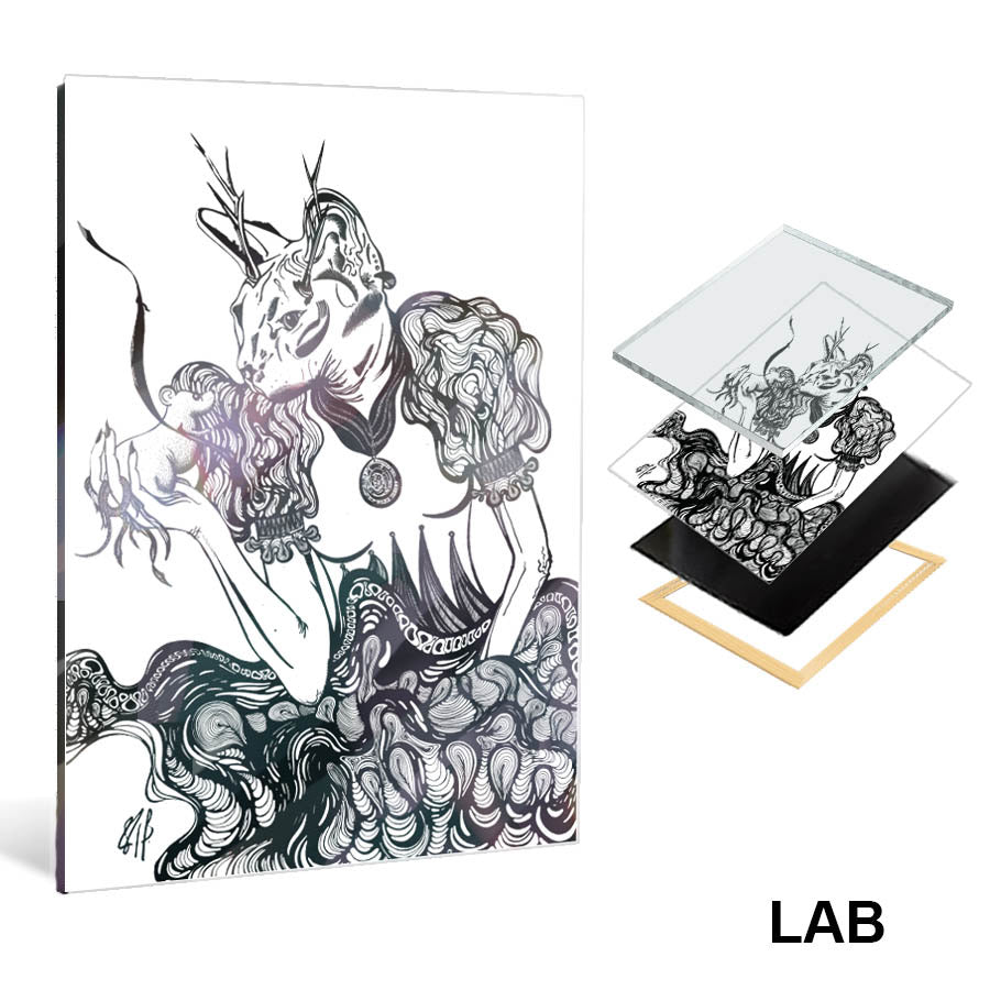 Yoann P - Hybride #3 - Acrylique Glacé - Clear Acrylic - Live Art Business - LAB