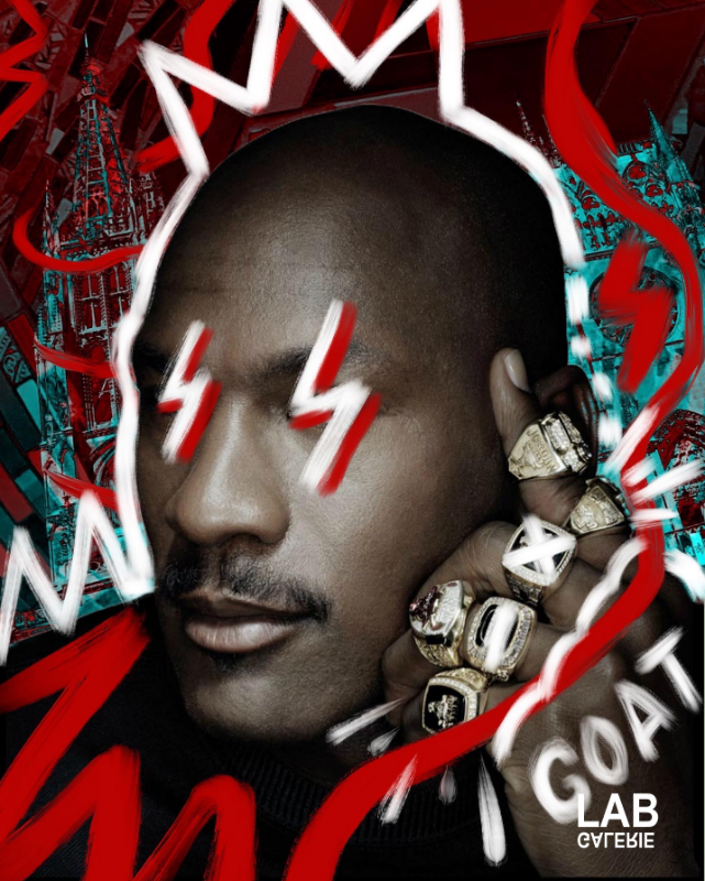 Nuńo - Goat - Giclée - Quality Support - Live Art Business - LAB