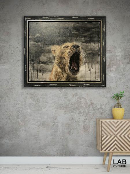 Elfée - Mordante - Original - Avec Encadrement Vintage - Vintage Framing - Live Art Business - LAB