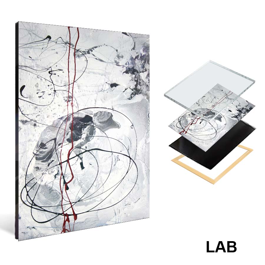 Luc Langlois - Phaloptimistic - Acrylique Glacé - Clear Acrylic - Live Art Business - LAB
