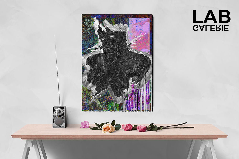 Nuńo - Pinocchio Negro - Giclée - Quality Support - Live Art Business - LAB