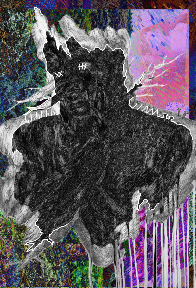 Nuńo - Pinocchio Negro - Giclée - Quality Support - Live Art Business - LAB