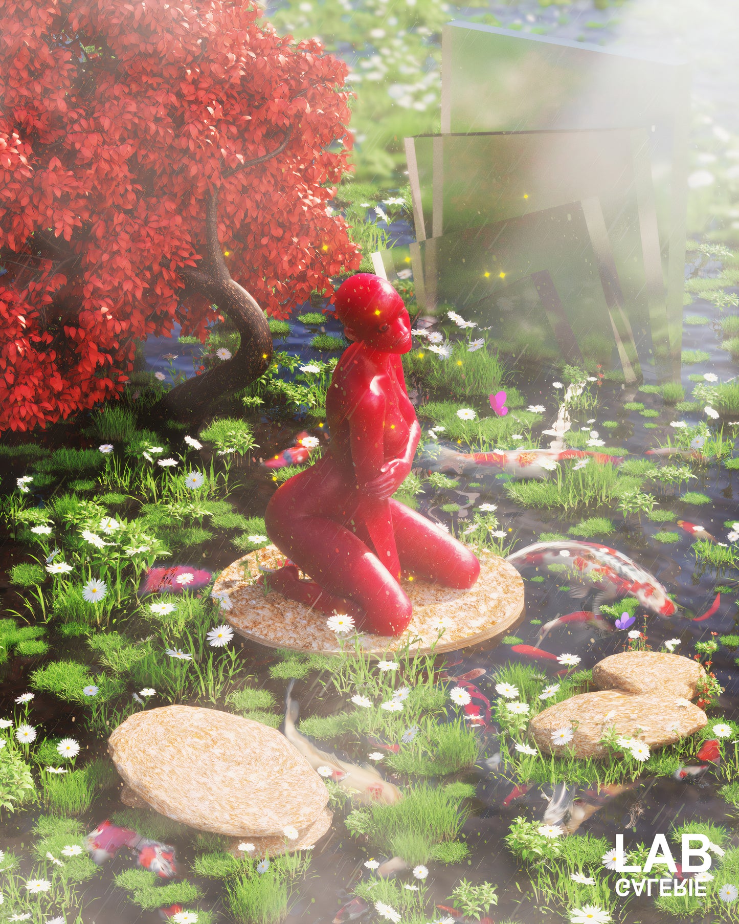 Ezzyland - Siren Lake - Giclée - Quality Support