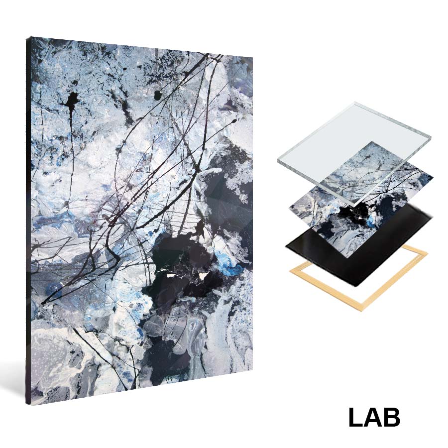 Luc Langlois - Tracend - Acrylique Glacé - Clear Acrylic - Live Art Business - LAB