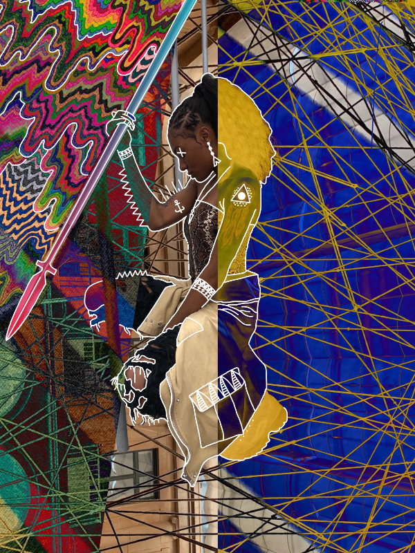 Nuńo - Funky Warrior’s Heart - Giclée - Quality Support - Live Art Business - LAB