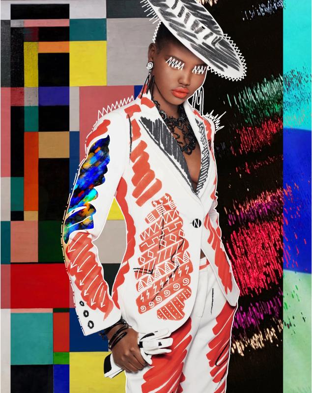 Nuńo - Iconic Aqua - Giclée - Quality Support - Live Art Business - LAB