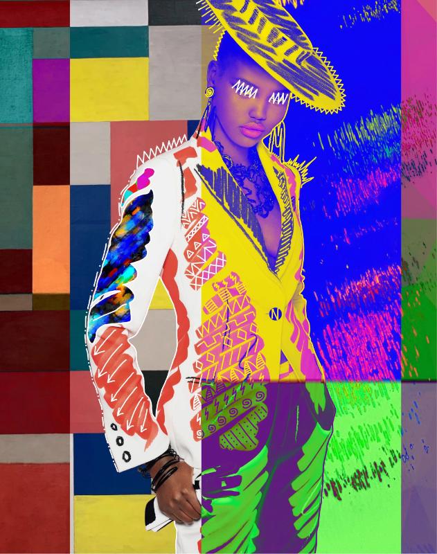Nuńo - Iconic Chic - Giclée - Quality Support - Live Art Business - LAB