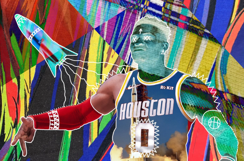 Nuńo - Houston Rockets - Giclée - Quality Support - Live Art Business - LAB