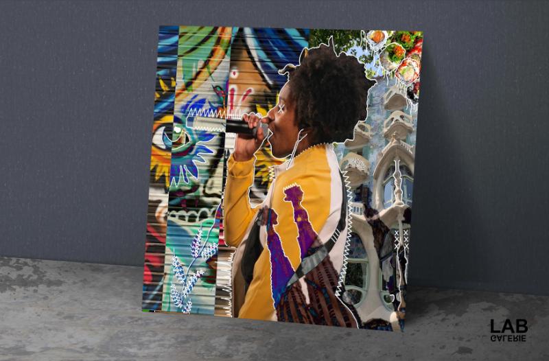 Nuńo - Golden Lux Silence - Giclée - Quality Support - Live Art Business - LAB