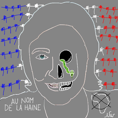Nuńo - Au Nom de la Haine - Giclée - Quality Support - Live Art Business - LAB