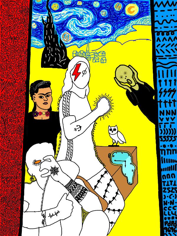 Nuńo - Anonymous Symphony - Giclée - Quality Support - Live Art Business - LAB
