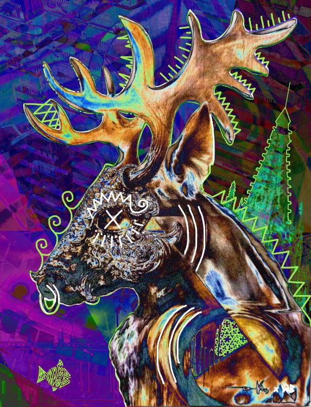 Nuńo - Aurora Bora - Giclée - Quality Support - Live Art Business - LAB