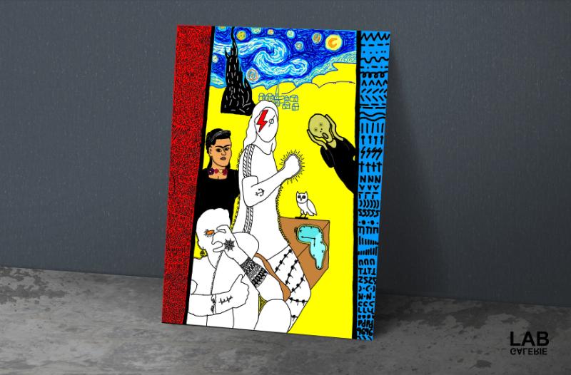 Nuńo - Anonymous Symphony - Giclée - Quality Support - Live Art Business - LAB