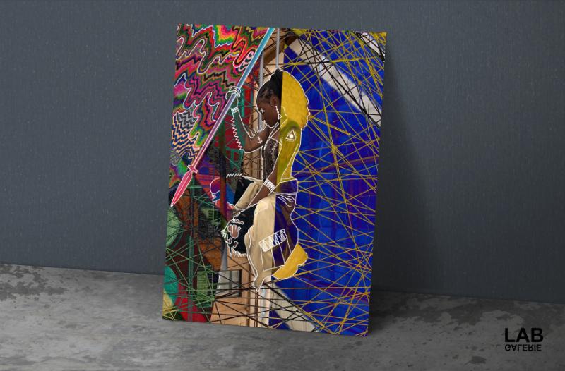Nuńo - Funky Warrior’s Heart - Giclée - Quality Support - Live Art Business - LAB