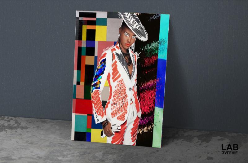 Nuńo - Iconic Aqua - Giclée - Quality Support - Live Art Business - LAB