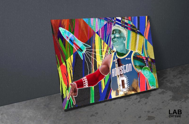 Nuńo - Houston Rockets - Giclée - Quality Support - Live Art Business - LAB