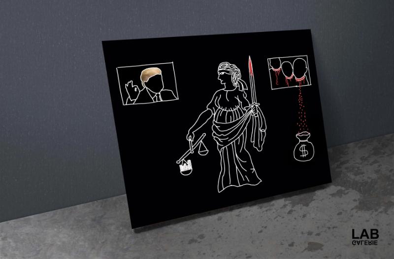 Nuńo - Dark Alley - Giclée - Quality Support - Live Art Business - LAB