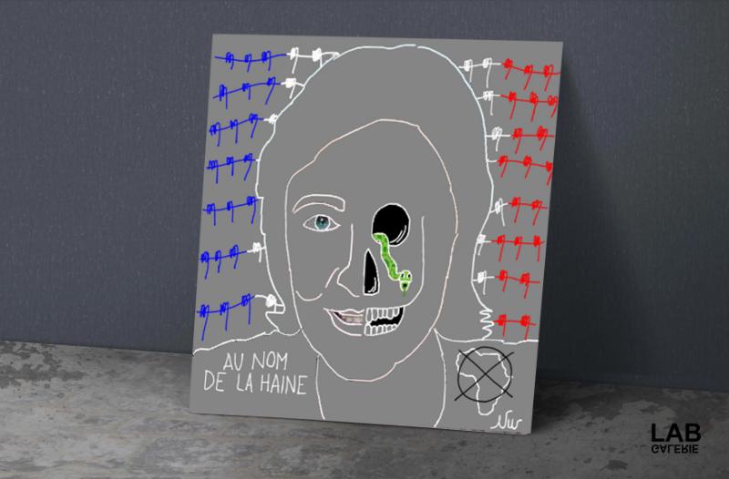 Nuńo - Au Nom de la Haine - Giclée - Quality Support - Live Art Business - LAB