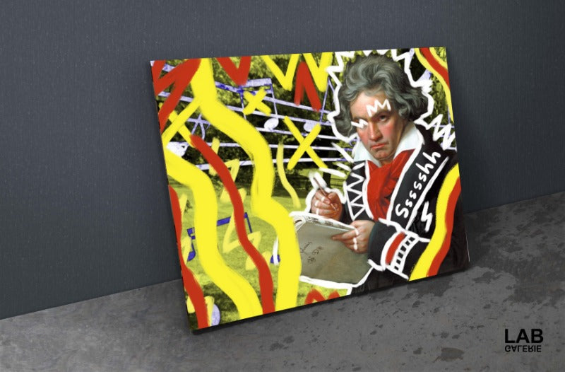 Nuńo - Beethoven - Giclée - Quality Support - Live Art Business - LAB