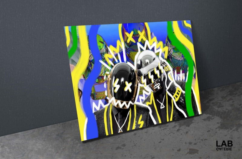 Nuńo - Daft Punk - Giclée - Quality Support - Live Art Business - LAB