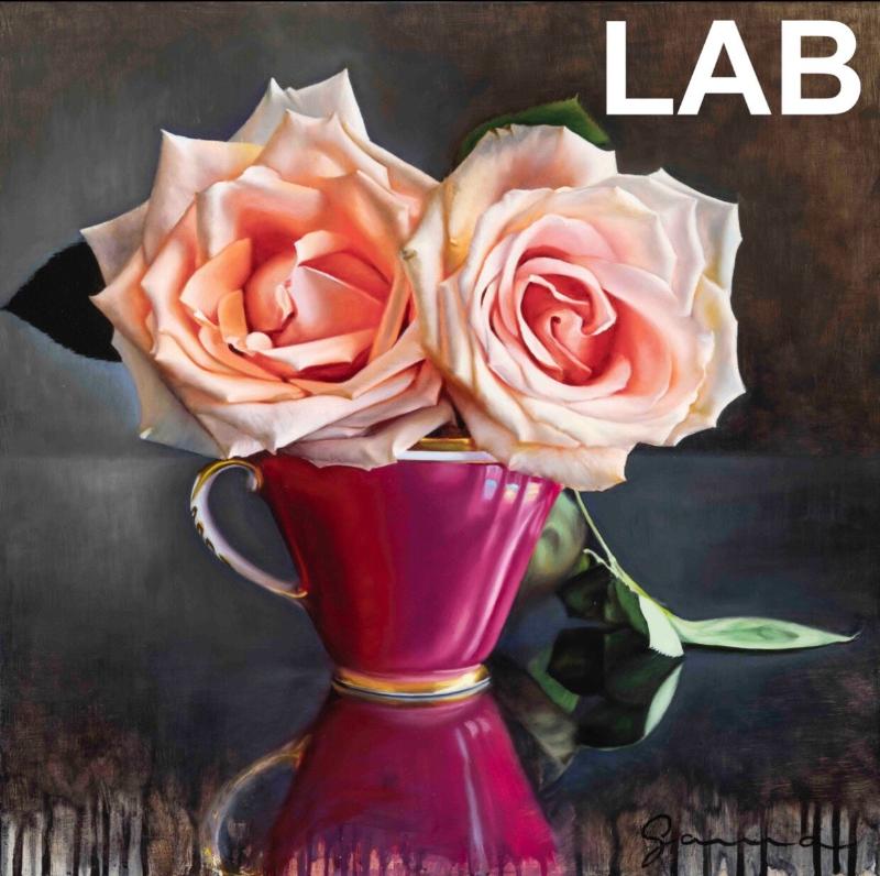 Guy-Anne Massicotte - Tasse Ancienne et Roses VII - Impressions sur Toiles - Canvas Prints - Live Art Business - LAB