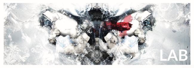 Luc Langlois - Cryogenic Rorschach - Acrylique Glacé - Clear Acrylic - Live Art Business - LAB