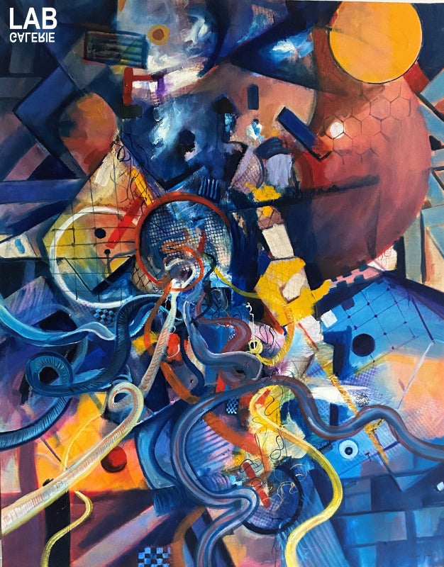 Volkan Çoban - Loop - Artist - Artworks - Original - Limited Editions - Turkey - Original - for - sale - Limited Editions - Montreal - LAB Estrimont - LAB du Domaine - Art Gallery - Galerie - Art - Estrie - Orford - Thetford Mines - Appalaches