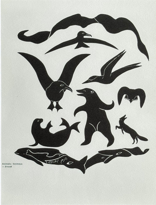 Animaux de Paulosie Sivuak / Animals -  Collection Inuit