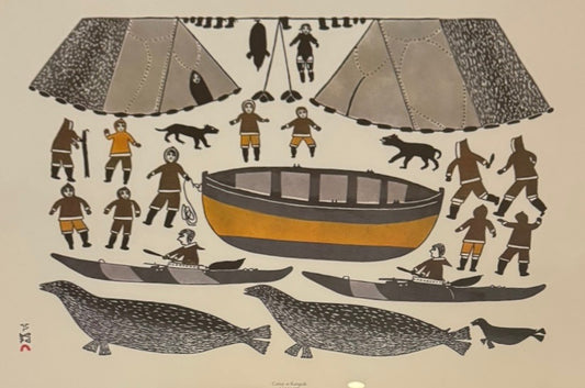 Jamasie Teeve - Camp at Kangiak - Collection Inuit