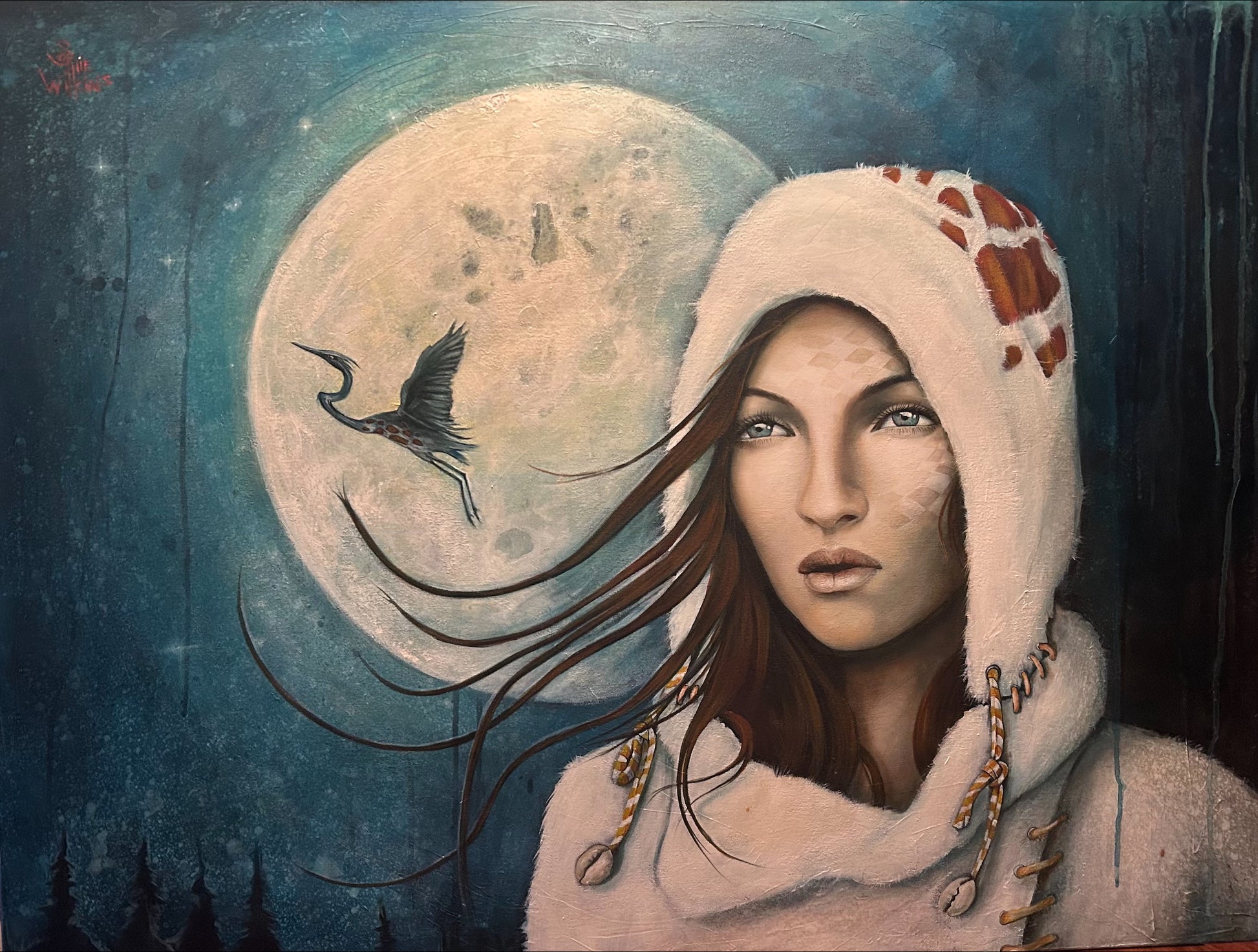 La Face Caché de la Lune - Sophie Wilkins - Oeuvre Originale