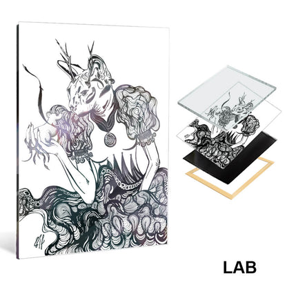 Yoann P - Hybride #3 -  Acrylique Glacé - Clear Acrylic - Live Art Business - LAB 