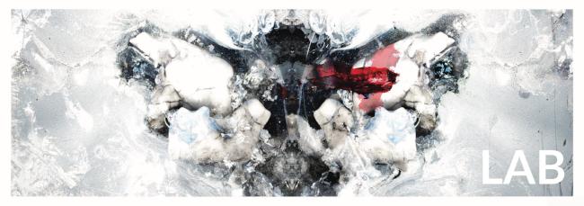 Luc Langlois - Cryogenic Rorschach - Acrylique Glacé - Clear Acrylic - Live Art Business - LAB 